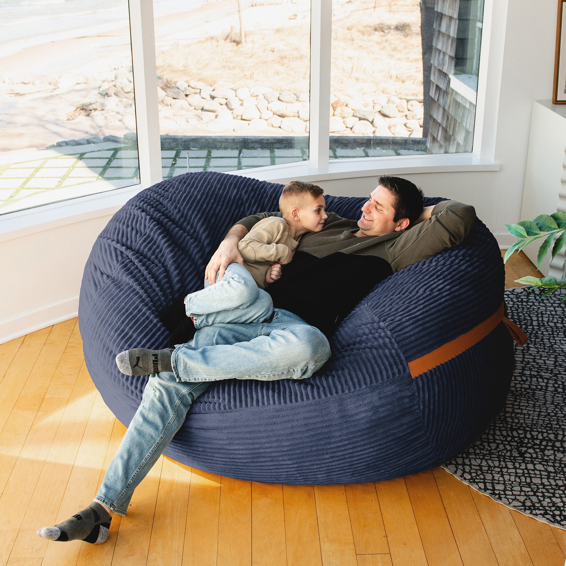 Fuf® 7Ft Foam Bean Bag - Image 1