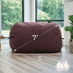 Fuf® 7Ft Foam Bean Bag - Image 108