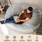 Fuf® 8Ft Giant Bean Bag - Image 36