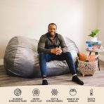 Fuf® 6Ft Foam Bean Bag Lounger - Image 35