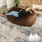 Fuf® 6Ft Foam Bean Bag Lounger - Image 23