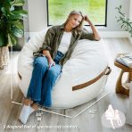 Fuf® 5Ft Foam Bean Bag - Image 100
