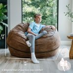 Fuf® 5Ft Foam Bean Bag - Image 114