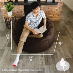 Fuf® 5Ft Foam Bean Bag - Image 38