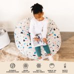 Fuf® 4Ft Foam Bean Bag - Image 19