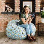 Fuf® 4Ft Foam Bean Bag - Image 27