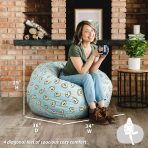 Fuf® 4Ft Foam Bean Bag - Image 28