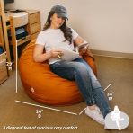 Fuf® 4Ft Foam Bean Bag - Image 42