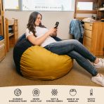Fuf® 4Ft Foam Bean Bag - Image 53