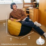 Fuf® 4Ft Foam Bean Bag - Image 51