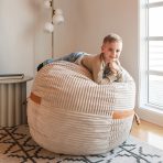 Fuf® 4Ft Foam Bean Bag - Image 6