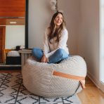 Fuf® 4Ft Foam Bean Bag - Image 15