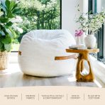 Fuf® 4Ft Foam Bean Bag - Image 139