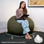 Fuf® 4Ft Foam Bean Bag - Image 198