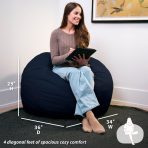 Fuf® 4Ft Foam Bean Bag - Image 174