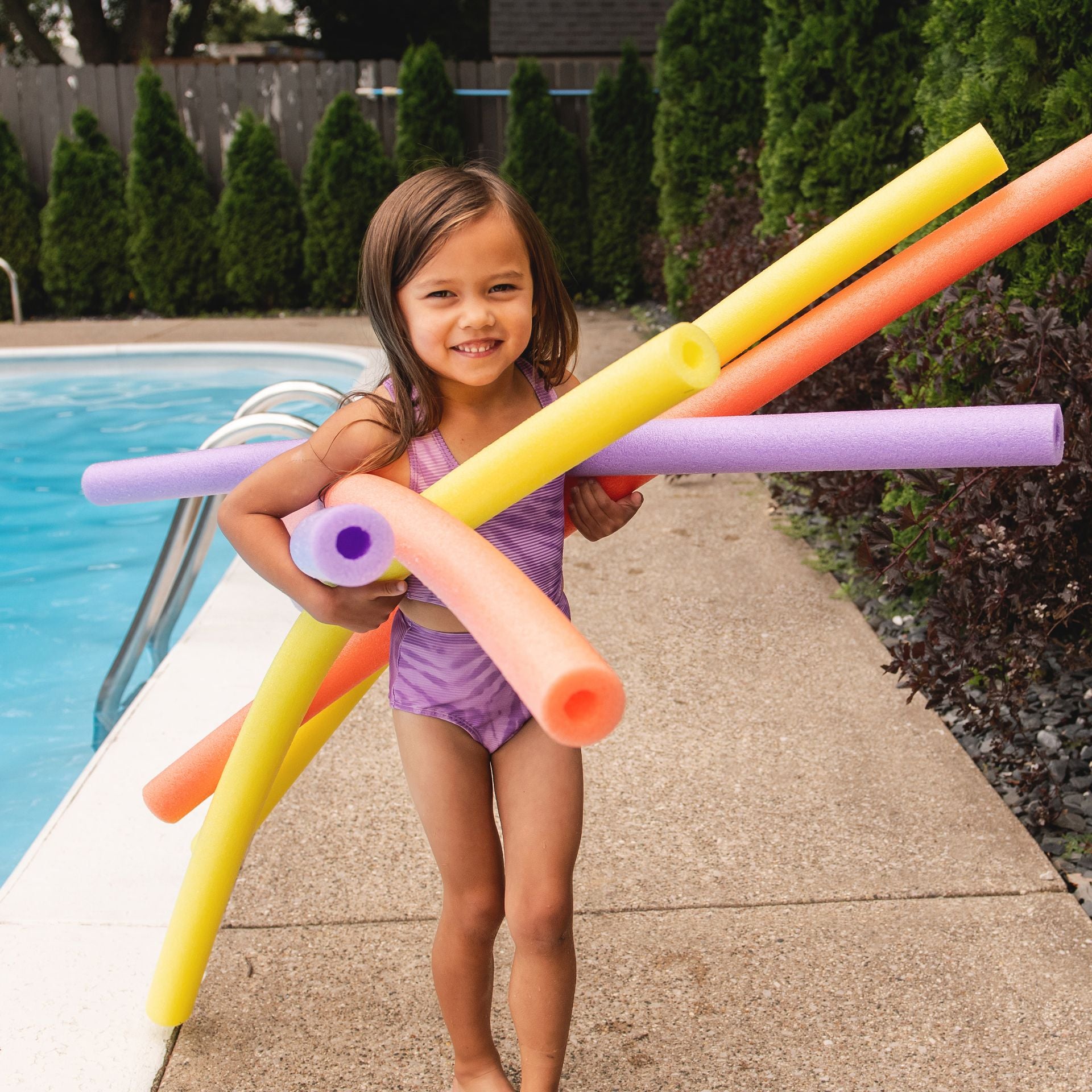 1056470_Big-Joe_Swim-Noodle_Pool-Float_40-Pack_Foam_Lifestyle-1 Swim Noodle 40Pk - Image 1