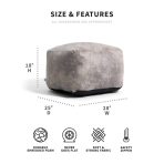 Nestle Chair Ottoman Cover Only - Image 3