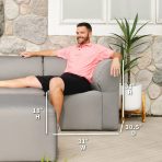 Patio Corner Chair - Image 17