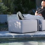Patio Ottoman - Image 9