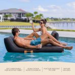 Lux Inflatable Chaise Pool Lounger with Sunbrella® Fabric - Image 31