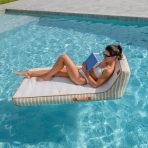 Lux Inflatable Chaise Pool Lounger with Sunbrella® Fabric - Image 14