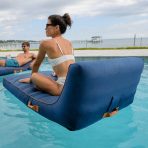 Lux Inflatable Chaise Pool Lounger with Sunbrella® Fabric - Image 10