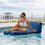 Lux Inflatable Chaise Pool Lounger with Sunbrella® Fabric - Image 8