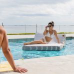Lux Double Inflatable Chaise Pool Float - Image 11