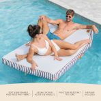 Lux Double Inflatable Chaise Pool Float - Image 2