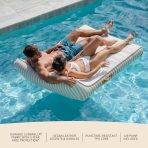 Lux Double Inflatable Chaise Pool Float with Sunbrella® Fabric - Image 3