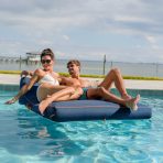 Lux Double Inflatable Chaise Pool Float with Sunbrella® Fabric - Image 28