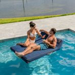 Lux Double Inflatable Chaise Pool Float with Sunbrella® Fabric - Image 27