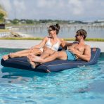 Lux Double Inflatable Chaise Pool Float with Sunbrella® Fabric - Image 18