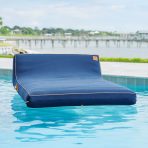 Lux Double Inflatable Chaise Pool Float with Sunbrella® Fabric - Image 29