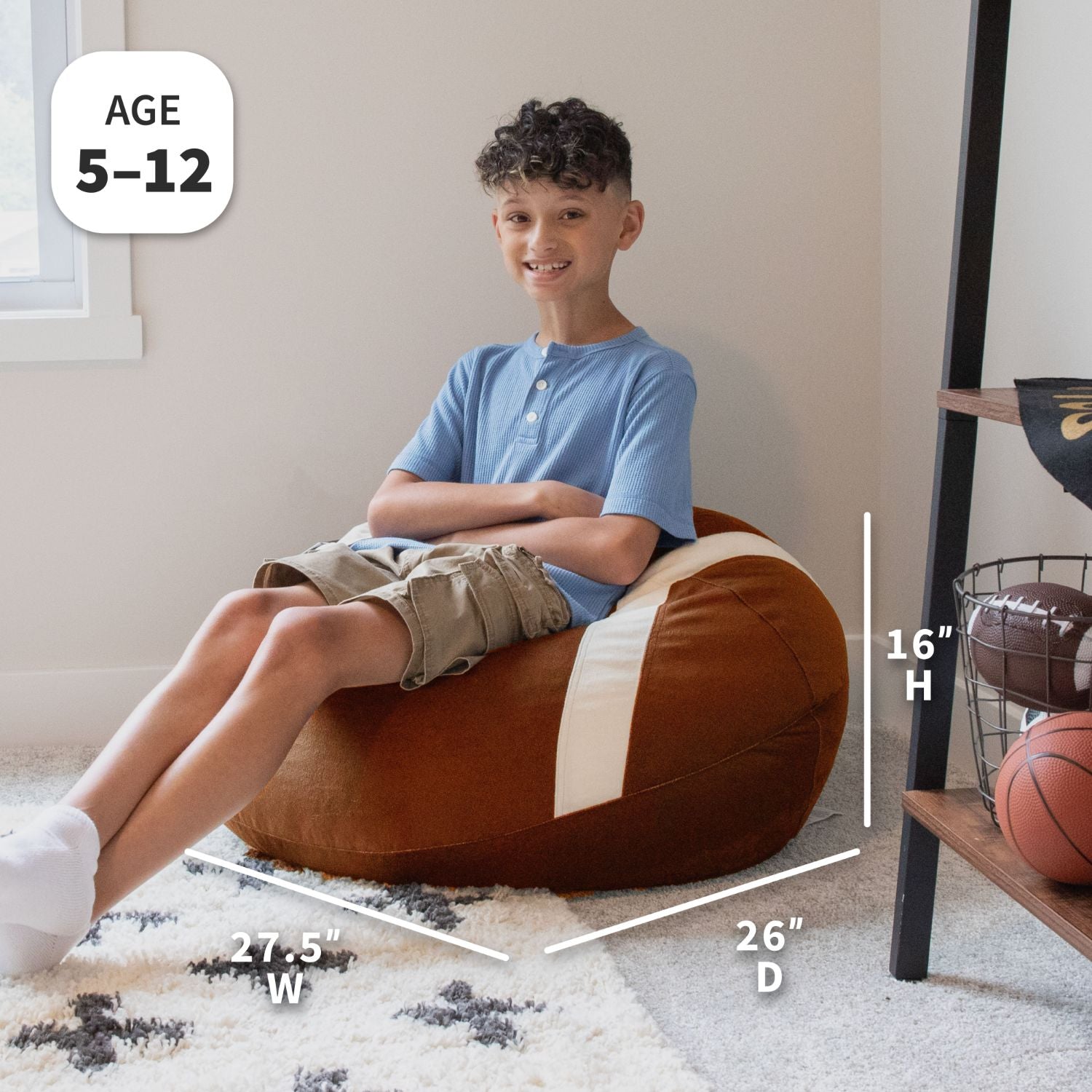 614FO_Big-Joe_Sports-Ball_Bean-Bag-Chair_Football_Plush_Lifestyle_Dims_1 Football Sports Ball - Image 1
