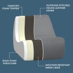 Solvana™ Outdoor Ottoman - Image 23