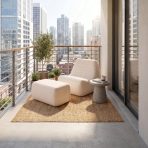 Solvana™ Outdoor Chair and Ottoman Set - Image 4
