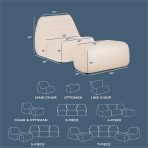 Solvana™ Outdoor Chair and Ottoman Set - Image 3