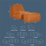 Solvana™ Outdoor Chair and Ottoman Set - Image 59