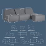 Solvana™ 4 Piece Outdoor Sectional - Image 24