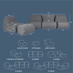 Solvana™ 5 Piece Outdoor Sectional Sofa - Image 30