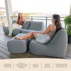 Solvana™ 5 Piece Outdoor Sectional Sofa - Image 24