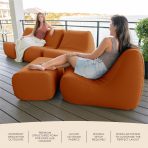 Solvana™ 5 Piece Outdoor Sectional Sofa - Image 2