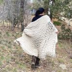 INFINITE CHUNKY KNIT BLANKET | MINKY | BIG - SAND - Image 3