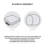 Fuf® 7Ft Foam Bean Bag - Image 163