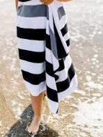 Black & Stone Classic Cabana Beach Towel - Image 4