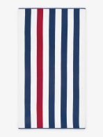 Red, White & Blue Classic Cabana Beach Towel - Image 4