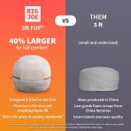 Fuf® 5Ft Foam Bean Bag - Image 48