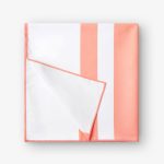 Coral Microfiber Beach Towel
