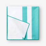 Aqua Microfiber Beach Towel